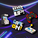 Entdecken Sie unser exklusives 5er-Set 3D-Aufkleber „Game ON“! Ideal für Gamer, diese langlebigen PVC-Aufkleber mit 8-Bit-Pixel-Design verwandeln Smartphones und Laptops in coole Gaming-Statements. Perfekt für Geschenke! Level Up Ihren Stil!