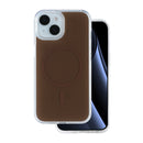 Schutzhülle für das Apple iPhone 12 Pro / iPhone 12: Diese elegante und funktionale Hülle bietet optimalen Schutz vor Stößen und Kratzern. Mit ihrem klaren Design und dem modernen braunen Akzent ist sie nicht nur praktisch, sondern auch stilvoll. Zudem unterstützt sie die MagSafe-Technologie für einfaches kabelloses Laden. Schütze dein iPhone mit dieser perfekten Kombination aus Sicherheit und Design.