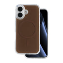Die Schutzhülle für das Apple iPhone 16 bietet nicht nur Schutz vor Stößen und Kratzern, sondern kombiniert auch stylisches Design mit praktischer Funktionalität. Mit einem eleganten braunen Innenfutter und einer transparenten Außenschicht ist sie ideal für den modernen Nutzer, der sein Gerät effektiv schützen möchte.