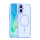 Schutzhüllen für das Apple iPhone 16 kombinieren Funktionalität mit stilvollem Design. Die dargestellte Hülle in sanftem Blau bietet nicht nur einen modernen Look, sondern schützt auch vor Stößen und Kratzern. Mit der praktischen MagSafe-Technologie ist das kabellose Laden einfach und schnell möglich. Ein perfekter Begleiter für dein Smartphone!