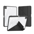 Die Schutzhülle DUX MAGI Case in elegantem Schwarz bietet robusten Schutz und funktionalen Komfort für das iPad Air 6. Mit integriertem Stifthalter ist Ihr Eingabestift stets griffbereit und sicher verstaut.