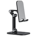 Die HOCO Halterung für Smartphone und Tablet - SW: Kompakt, klappbar und ideal fürs Home-Office. Perfekte Sicht für 4.7-13 Zoll Geräte. Robustes ABS und Silikon für maximale Stabilität. Ideal für Streaming und Video-Chats.