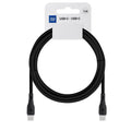 Der USB-C zu USB-C Kabel von Blue Star bietet eine flexible Länge von 1 Meter und unterstützt eine Leistung von bis zu 60W. Ideal für schnelles Laden und Datenübertragungen, vereint es Funktionalität und modernes Design in einem eleganten schwarzen Finish.