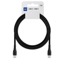 Der USB-C zu USB-C Kabel von Blue Star bietet eine flexible Länge von 1 Meter und unterstützt eine Leistung von bis zu 60W. Ideal für schnelles Laden und Datenübertragungen, vereint es Funktionalität und modernes Design in einem eleganten schwarzen Finish.