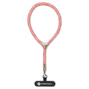 Verstellbares Handy-Handgelenkband (Lanyard)Max. Schlaufenlänge 18cm | Für Smartphone-Hüllen | Pink/Weiß