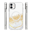Schutzhülle für das Apple iPhone 11 in Weiß: Diese elegante Hülle kombiniert stilvolles Design mit optimalem Schutz. Der transparente Rahmen und die glitzernden Akzente verleihen deinem Gerät eine moderne Note, während es vor Kratzern und Stößen geschützt bleibt. Ideal für den täglichen Gebrauch!