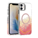 Schutzhülle für das Apple iPhone 11 in einem eleganten Rosa-Ton mit glitzernden Akzenten. Perfekt, um Ihr Smartphone stilvoll zu schützen und gleichzeitig einen Hauch von Glamour zu verleihen. Robust und funktional, ideal für den täglichen Gebrauch.