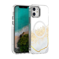 Die elegante Schutzhülle für das Apple iPhone 12 Pro / iPhone 12 in Weiß bietet nicht nur einen stilvollen Look, sondern auch optimalen Schutz. Mit einer klaren Rückseite und dekorativen Akzenten fügt sie sich nahtlos in den modernen Lifestyle ein und schützt das Gerät vor Stößen und Kratzern. Ideal für modebewusste Nutzer!