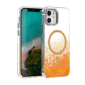 Die orange Schutzhülle für das Apple iPhone 12 Pro / iPhone 12 kombiniert stilvolles Design mit funktionaler Sicherheit. Ihr attraktives Farbmuster und die goldenen Akzente verleihen dem Phone einen modischen Look, während sie gleichzeitig vor Stößen und Kratzern schützt. Perfekt für alle, die Design und Schutz vereinen möchten.