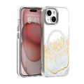 Die elegante Schutzhülle für das Apple iPhone 13 und iPhone 14 in Weiß verbindet Stil und Funktionalität. Mit ihrem glitzernden Design und robustem Material bietet sie optimalen Schutz und verleiht Ihrem Smartphone einen Hauch von Glamour. Perfekt für den Alltag!