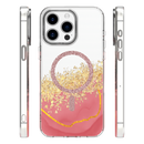 Stylische Schutzhülle für das Apple iPhone 14 Pro in ansprechendem Rosa mit glitzernden Akzenten. Diese Hülle bietet nicht nur Schutz, sondern auch einen modernen Look, der zu jedem Outfit passt. Perfekt für alle, die ihr Smartphone sicher und gleichzeitig schick präsentieren möchten.