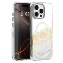 Die elegante Schutzhülle für das Apple iPhone 16 Pro in Weiß kombiniert stilvolles Design mit optimalem Schutz. Mit ihren glitzernden Akzenten und einer schlanken Passform bietet sie nicht nur Sicherheit vor Kratzern und Stößen, sondern hebt auch die Ästhetik deines Geräts hervor. Ideal für alle, die Funktionalität und Stil vereinen möchten.