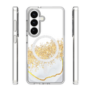 Die elegante Handytasche für das Samsung Galaxy S26 in Weiß verbindet Schutz mit Stil. Mit ihrem ansprechenden Design und der transparenten Rückseite setzt sie dein Smartphone perfekt in Szene und schützt es gleichzeitig vor Kratzern und Stößen.