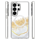 Die elegante Handytasche für das Samsung Galaxy S25 Ultra in Weiß kombiniert stilvolles Design mit optimalem Schutz. Ihre transparenten Elemente und die goldenen Akzente verleihen dem Smartphone einen edlen Touch, während die robuste Bauweise sicherstellt, dass es vor Stößen und Kratzern geschützt ist. Ideal für alle, die Ästhetik und Funktionalität vereinen möchten.