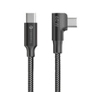 Das Forcell F-Energy USB-C zu USB-C Kabel bietet eine lange Lebensdauer und hohe Leistung mit einer Belastbarkeit von 60W. Mit Quick Charge 4.0 und PD 3A ermöglicht es schnelles Laden und Datenübertragung. Der flexible 90-Grad-Anschluss sorgt für eine einfache Handhabung und verringert Kabelbruch. Ideal für alle kompatiblen Geräte!