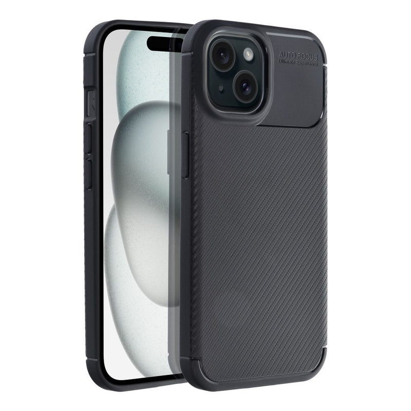 Schützen Sie Ihr Apple iPhone 15 mit der Carbon Premium Hülle: optimaler Schutz vor Stürzen, Kratzern und Staub. Elegantes Design, Carbonfaser-Textur, verstärkte Ecken, rutschfestes Silikon, induktives Laden möglich. Stil und Sicherheit für Ihr Smartphone.
