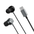 Entdecken Sie klaren Sound und modernes Design mit den WiWU EB315 USB-C Earphones. Diese grauen In-Ear-Kopfhörer sind mit einem integrierten DAC ausgestattet, um Ihre Audioerfahrung zu optimieren. Ideal für unterwegs, bieten sie komfortables Hören mit stilvollem Look.