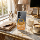 Sichern Sie Ihr Samsung Galaxy S26 mit dem eleganten Golden Case! Diese hybride Hülle kombiniert robusten Schutz und stilvolles Design mit Glitzerelementen. Kompatibel mit MagSafe®-Technologie, bietet sie optimale Funktionalität und Schutz für Ihr Smartphone.