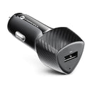 Entdecken Sie den FORCELL CARBON USB A Reiselader: Schnelles Laden mit bis zu 18W und QC 3.0. Universeller Anschluss, sicher & zertifiziert für alle Ihre Geräte!