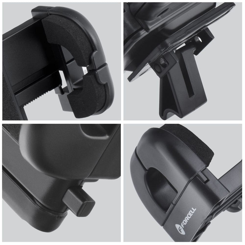Optimieren Sie Ihre Fahrt mit der Forcell Regular Autohalterung! Montieren Sie Ihr Smartphone sicher am Lüftungsgitter. Perfekt für Navigation & Musik. Einstellbare Arme, robust & kratzfest. Ideal für jedes Smartphone!