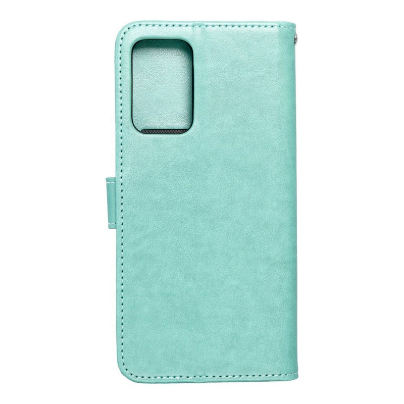 Diese stilvolle grüne Handytasche mit einzigartigem Blumen- und Naturmuster bietet perfekten Schutz für das Samsung Galaxy A52 5G / A52 LTE. Mit ihrer praktischen Klappfunktion und den Kartenfächern verbindet sie Design und Funktionalität für den alltäglichen Gebrauch.