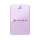 Die Forcell F-Energy SuperSlim F5K8 Powerbank bietet mit einer Kapazität von 5000 mAh eine elegante und effiziente Möglichkeit, Ihre Geräte unterwegs aufzuladen. Mit MagSafe-Kompatibilität und einer Schnellladefunktion von QC4.0 und PD3.0 ist sie perfekt für iPhones und andere Geräte. Ihr schlankes, lila Design macht sie zudem zu einem stylischen Begleiter für jeden Tag.
