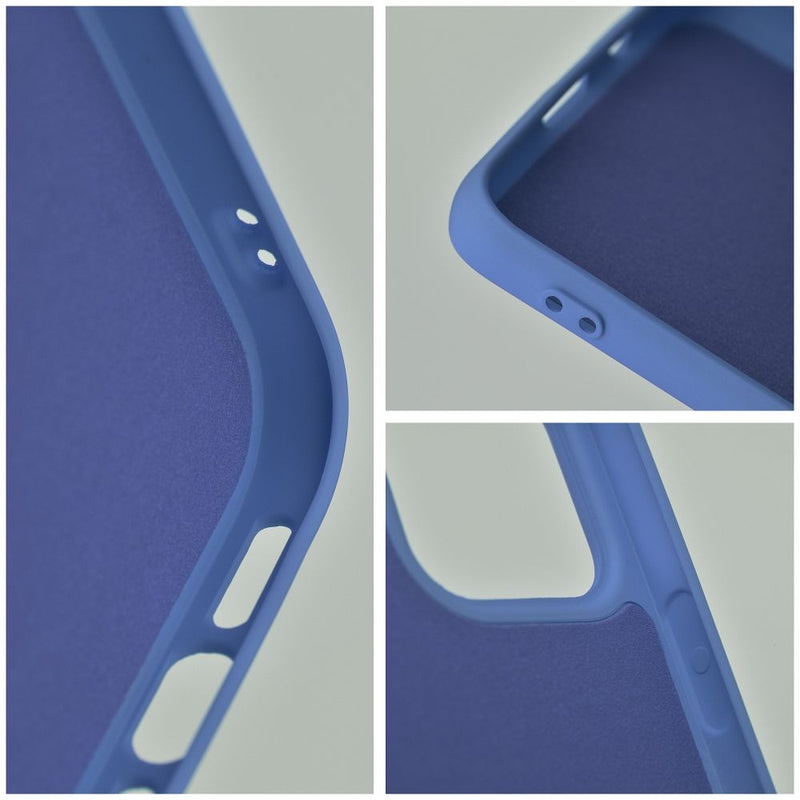 Eleganter Schutz: Diese iPhone 13 Schutzhülle in mattem Blau bietet schlankes Design und robuste Sicherheit. Bewahren Sie Ihr Smartphone mit Stil vor Kratzern und Stößen.