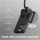 Elago MAGNETIC SILICONE CASE für 17e/16e - Schwarz