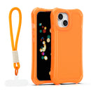 Die orange Schutzhülle für das Apple iPhone 15 bietet nicht nur einen lebhaften Farbakzent, sondern schützt Ihr Gerät auch vor Stößen und Kratzern. Sie verfügt über ein praktisches Zubehör, das das Mitnehmen erleichtert. Ideal für alle, die Stil und Sicherheit kombinieren möchten!