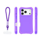 Schutzhülle für das Apple iPhone 17 Pro in ansprechendem Violett. Sie bietet optimalen Schutz und verleiht deinem Handy einen frischen, stylischen Look. Ideal für alle, die Funktionalität und Design verbinden möchten.