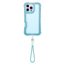 Schutzhülle für das Apple iPhone 16 in einem attraktiven Blau. Diese robuste Hülle schützt Ihr Smartphone zuverlässig und verleiht ihm gleichzeitig einen stylishen Look. Ideal für den täglichen Gebrauch, mit praktischer Handschlaufe für zusätzlichen Komfort.