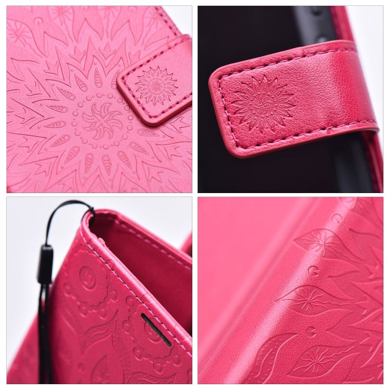 Kaufen Sie die MEZZO Holstertasche für das Samsung Galaxy A56 für stilvollen Schutz und praktische Funktionen. Mit speziellem Muster und Raum für Karten und Banknoten. Ideal für den Alltag!
