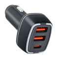 Der PAVAREAL Kfz Reiselader 3 in 1 mit USB-C PD 20W ermöglicht schnelles Laden unterwegs. Mit einem USB-C PD Port und zwei USB-A Anschlüssen lädt er bis zu drei Geräte gleichzeitig. Ideal für Smartphones und Tablets, sicher und kompakt – perfekt für jede Autofahrt.