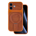 Die orange Schutzhülle für das Apple iPhone 16 vereint Stil und Funktionalität. Mit ihrem eleganten Design und dem praktischen MagSafe-Magneten bietet sie optimalen Schutz und einfaches Anbringen von Zubehör. Perfekt, um dein iPhone stilvoll zu schützen!
