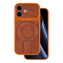 Die orange Schutzhülle für das Apple iPhone 16 vereint Stil und Funktionalität. Mit ihrem eleganten Design und dem praktischen MagSafe-Magneten bietet sie optimalen Schutz und einfaches Anbringen von Zubehör. Perfekt, um dein iPhone stilvoll zu schützen!