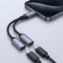 Entdecken Sie den AUX-Adapter 2in1 USB-C: Laden & Musik hören! Perfekt für Smartphones ohne 3,5-mm-Anschluss. Schnelles Laden, erstklassige Audioqualität und elegantes Design. Ideal für unterwegs.