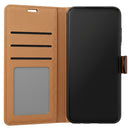 Entdecken Sie das Smart Luxe Flip-Case für Ihr Apple iPhone 17 Pro Max und iPhone 18 Pro Max! Dieses elegante, matte Case bietet hervorragenden Schutz, drei Kartenfächer, ein transparentes Fenster und einen sicheren magnetischen Verschluss. Wählen Sie zwischen Schwarz und Braun!