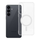 Schütze dein Samsung Galaxy S26 FE/S25 FE stilvoll mit der CLEAR CASE 2 mm MAG COVER. Diese transparente Hülle bietet minimalen Schutz und erhält das elegante Design. Ermöglicht drahtloses Laden, passt perfekt und schützt vor Kratzern. Ideal für dein Smartphone!