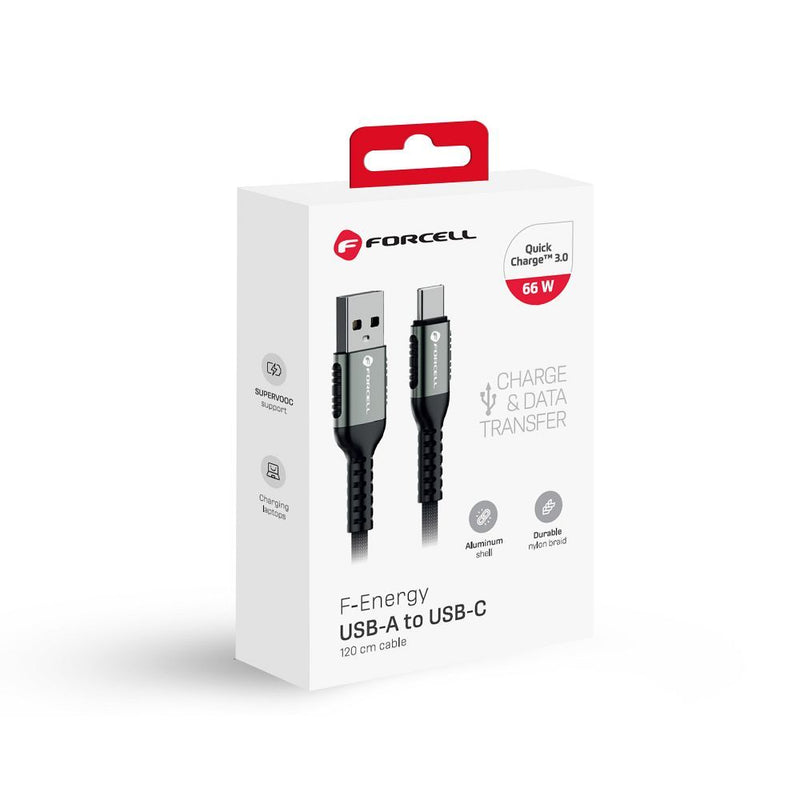 Kaufen Sie das **USB-A-auf-USB-C-Kabel 1,2m 66W** für schnelles Laden & sichere Datenübertragung! Haltbar mit Nylon-Ummantelung & Aluminiumsteckern, perfekt für Smartphones & Laptops. Ideal für Zuhause & Büro.