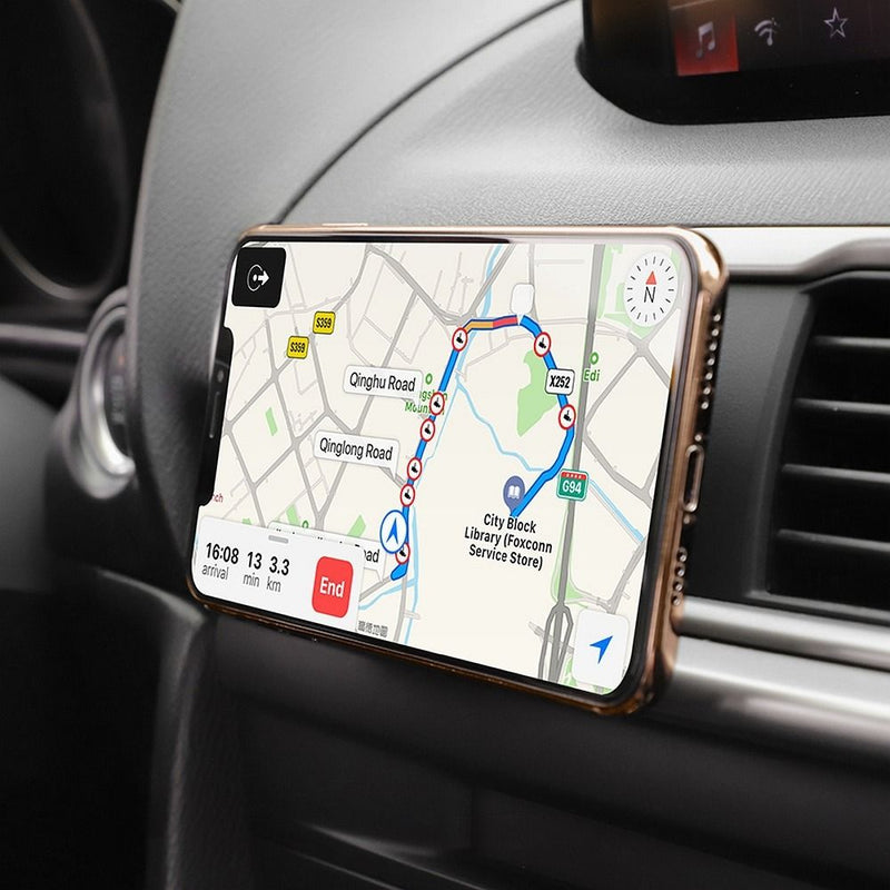 Der HOCO CA47 magnetische Autohalter in Metal Silver ist eine elegante und funktionale Lösung zur Befestigung Ihres Smartphones an den Lüftungsschlitzen Ihres Fahrzeugs. Er besticht durch sein schlankes, metallisches Design und sorgt für eine sichere und leicht zugängliche Positionierung Ihres Geräts während der Fahrt.