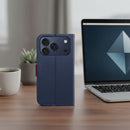 Split Book Holster: Stilvolle, funktionale iPhone 17 Hülle mit Kunstleder, sicherem Verschluss & Wallet-Funktion. Optimaler Schutz & Eleganz für Ihr Apple iPhone 17!