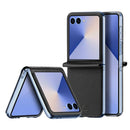 Kaufen Sie das Dux Ducis Bril Case für Ihr Samsung Galaxy Z Flip7 5G! Perfekte Passform, ökologisches Leder, magnetischer Verschluss für Sicherheit & Stil. Ideal für den täglichen Gebrauch.