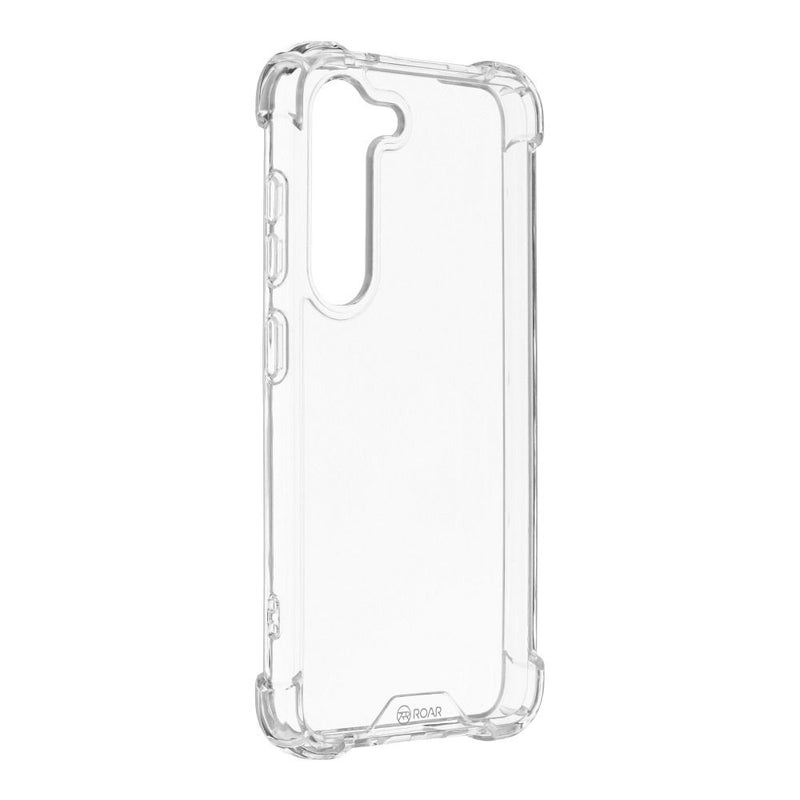 Schützen Sie Ihr Samsung Galaxy S23 stilvoll mit dieser transparenten Handytasche. Ihre elegante Einfachheit erhält das originale Design des Smartphones, während robustes Material vor Stößen und Kratzern bewahrt. Transparente Perfektion für den alltäglichen Schutz.