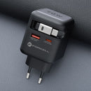 **Dual Reiselader USB-A USB-C 70W: Spitzentechnologie für Unterwegs**

Entdecken Sie den Dual Reiselader USB-A USB-C 70W - Ihr optimaler Begleiter für schnelles und sicheres Laden. Mit fortschrittlicher GaN3-Technologie bietet dieser Lader maximale Effizienz und umweltfreundliches Laden. Ideal für alle, die unterwegs nicht auf Leistung verzichten wollen.