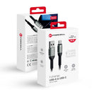 USB Typ-A zu Typ-C Kabel (1,2m, 66W): Schnelles Aufladen & sicher! Ideal für Laptops & Smartphones. Robustes Nylon, Aluminiumschale, Quick Charge 3.0, CE & RoHS zertifiziert. Jetzt kaufen!