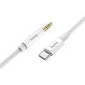 Kaufen Sie das HOCO UPA19 3,5 mm auf USB-C Kabel, 1m für eine zuverlässige Audioverbindung! Ideal für MP3, Kopfhörer, Autoradio & mehr. Nylon & TPE für Langlebigkeit.