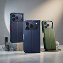 Eine stilvolle Schutzhülle für das Apple iPhone 17 Pro bietet nicht nur Schutz, sondern auch elegantes Design. Die Kombination aus einem navyblauen und einem beigen Material verleiht deinem Gerät einen modernen Look, während es gleichzeitig vor Kratzern und Stößen geschützt ist. Ideal für den täglichen Gebrauch!