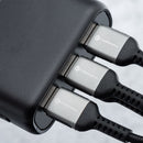 Die Forcell F-Energy Energo P20K2 Powerbank bietet eine Kapazität von 20.000 mAh und ermöglicht das schnelle Laden mit QC3.0 und PD 3A bei 22,5W. Mit ihrem integrierten LCD-Bildschirm zeigt sie den aktuellen Ladezustand an. Dank der USB-C und USB-A Anschlüsse können bis zu vier Geräte gleichzeitig aufgeladen werden. Ideal für unterwegs!