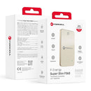 Die Forcell F-Energy SuperSlim F5K8 Powerbank bietet eine schlanke und elegante Lösung mit 5000 mAh Kapazität. Sie ist kompatibel mit MagSafe und ermöglicht schnelles Laden durch QC4.0 und PD3.0. Mit einer Leistung von bis zu 15W ist sie ideal für iPhone, AirPods und Apple Watch. Die Titanium Sand-Farbe verleiht ihr einen modernen Look.