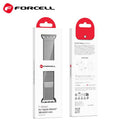 Entdecken Sie den eleganten Forcell F-Design FA03 Armband in Silber für Ihre Apple Watch 38 / 40 / 41 mm. Perfekt für jeden Anlass, vereint es Funktionalität mit stilvollem Design. Ihr Smartwatch-Zubehör für einen modischen Auftritt.